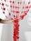Metallic Red Star Tassel Curtain Backdrop, 39" x 78" Party & Event Decoration